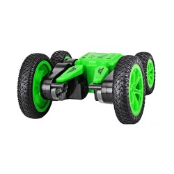 CAMIÓN DE ACROBACIAS JJRC Q71 CON TRANSMISIÓN DE DOBLE CARA DE 2,4 GHZ VERDE